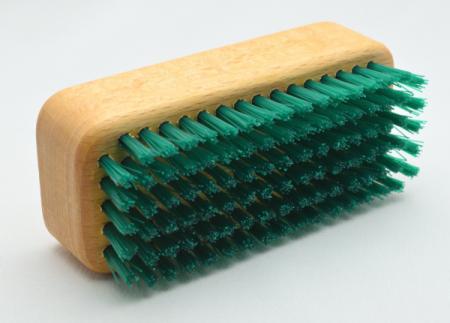 Gärtnerbürste Handwaschbürste, kräftige, robuste Nylonborsten, 6 Reihen, Griffmulde für guten Halt.